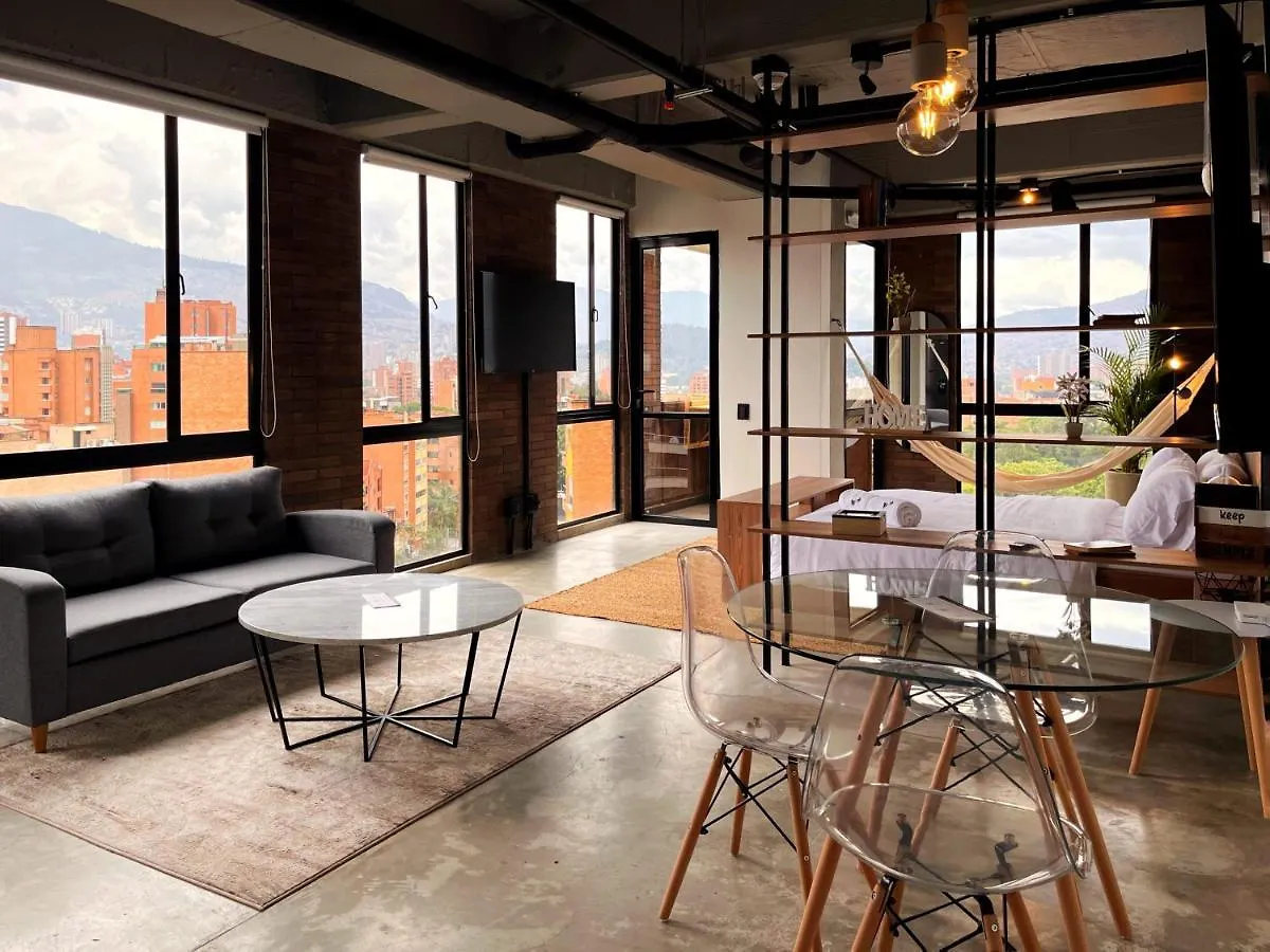 Trendy Loft With Balcony In Laureles Apartment Medellin Colombia