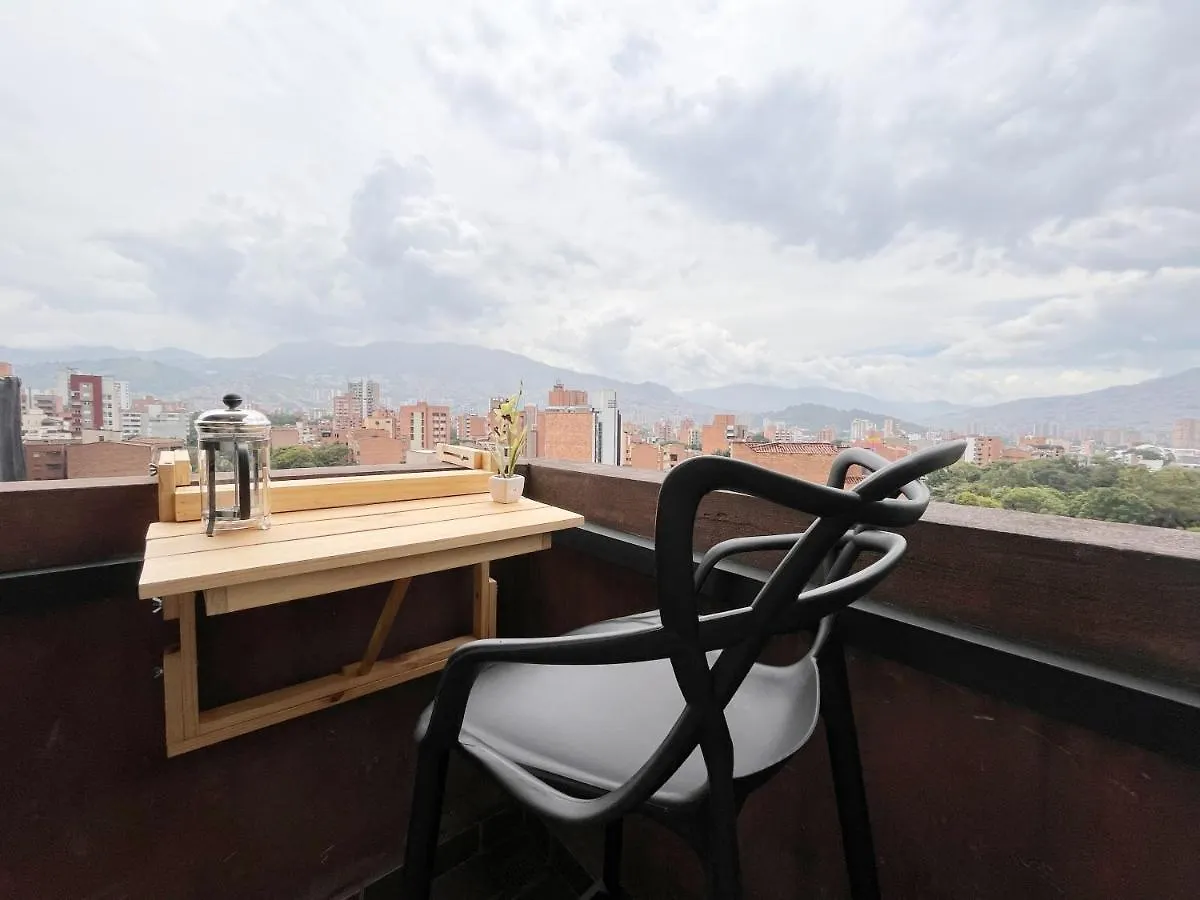 Trendy Loft With Balcony In Laureles Apartment Medellin