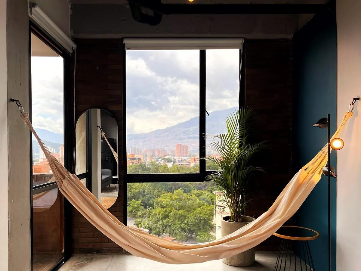Trendy Loft With Balcony In Laureles Apartment Medellin